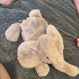 Jellycat Plush Beige Elephant Stuffed Animal